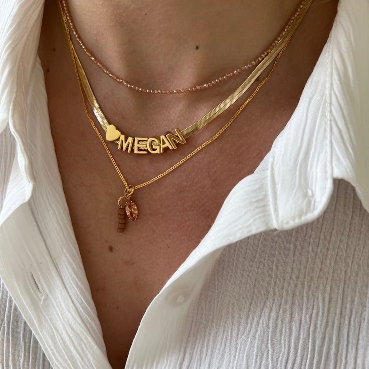 Collar Nombre Corazón