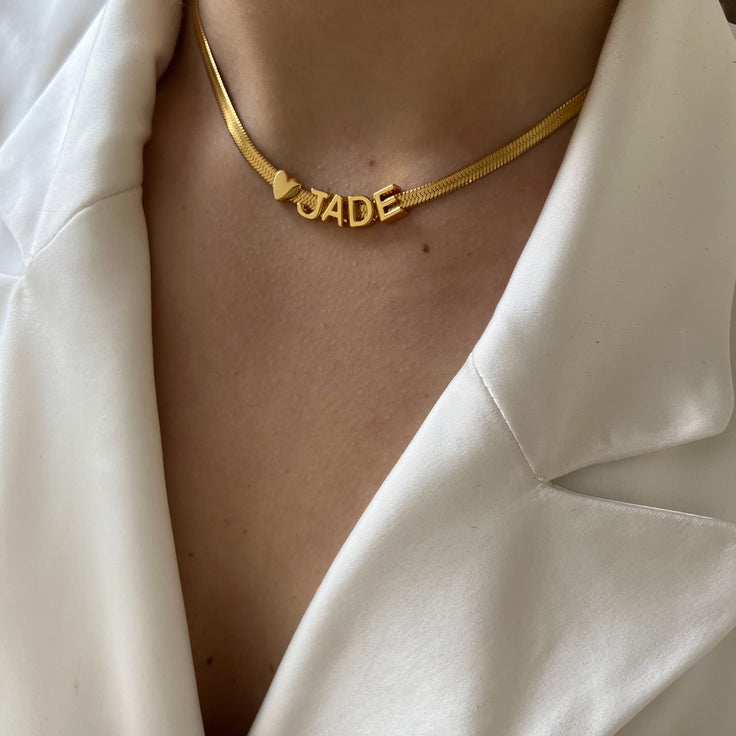 Collar Nombre Corazón