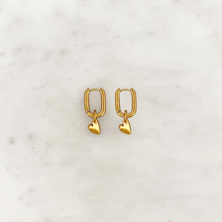 Earring set love heart