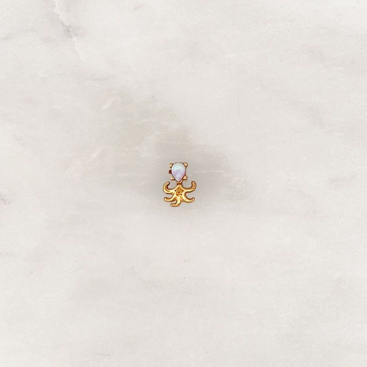 Ohrstecker Opal Oktopus