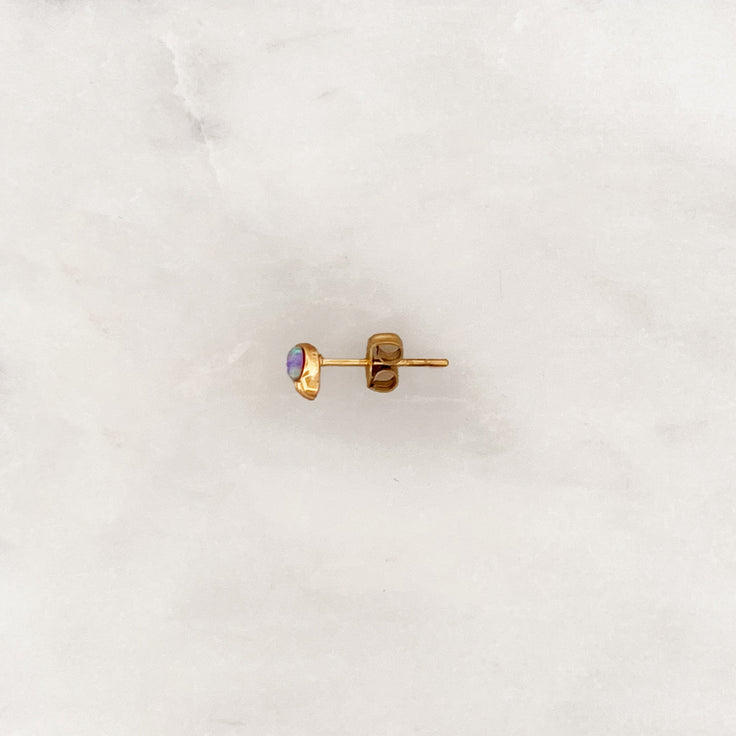 Ohrstecker Violette Muschel