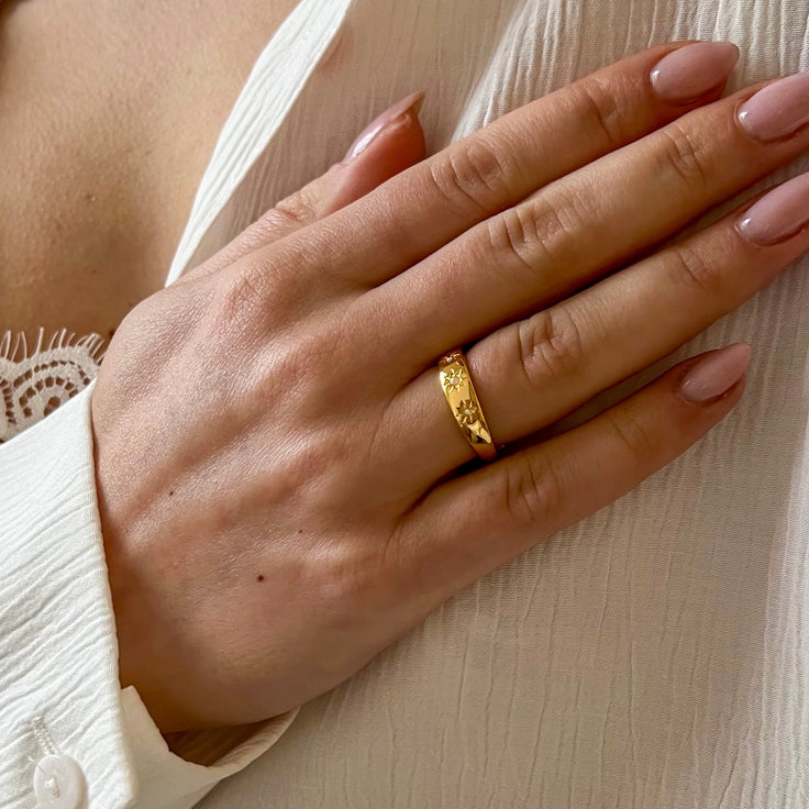 Ringe Opal sterne