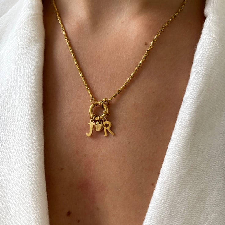 Necklace Forever Love Initials