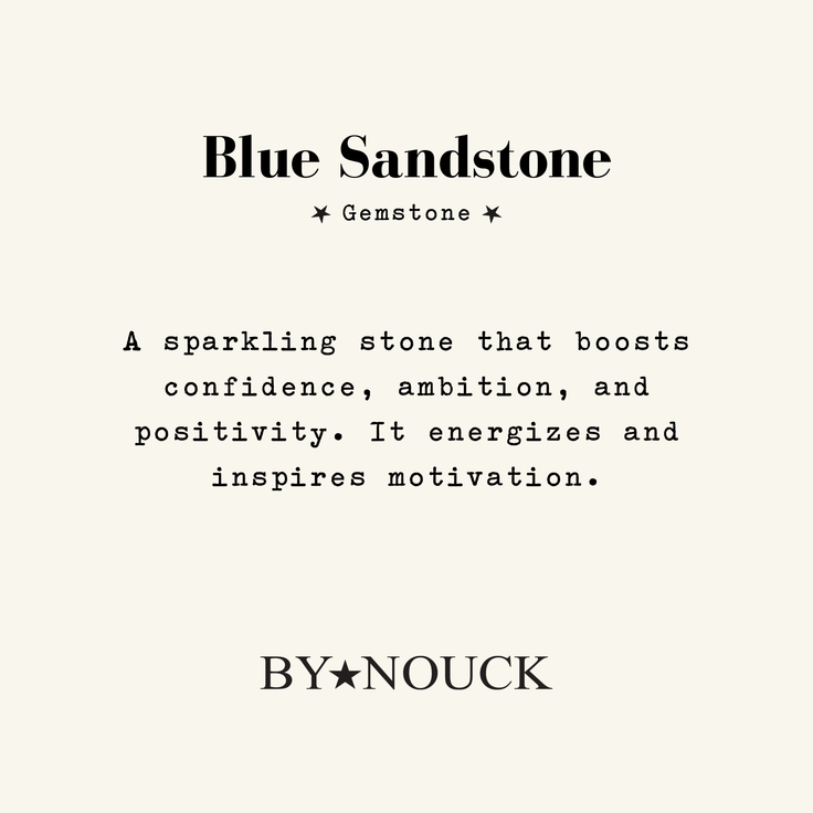 Blue Sandstone Ring - ByNouck Jewelry