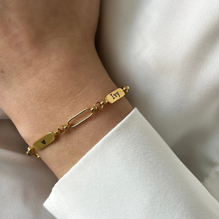 Bracelet Engraved Tags - ByNouck Jewelry