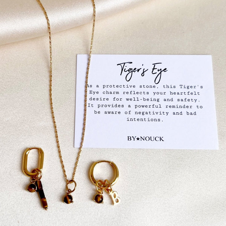 DYO Tiger's Eye Drop - ByNouck Jewelry