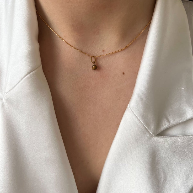 DYO Tiger's Eye Drop - ByNouck Jewelry