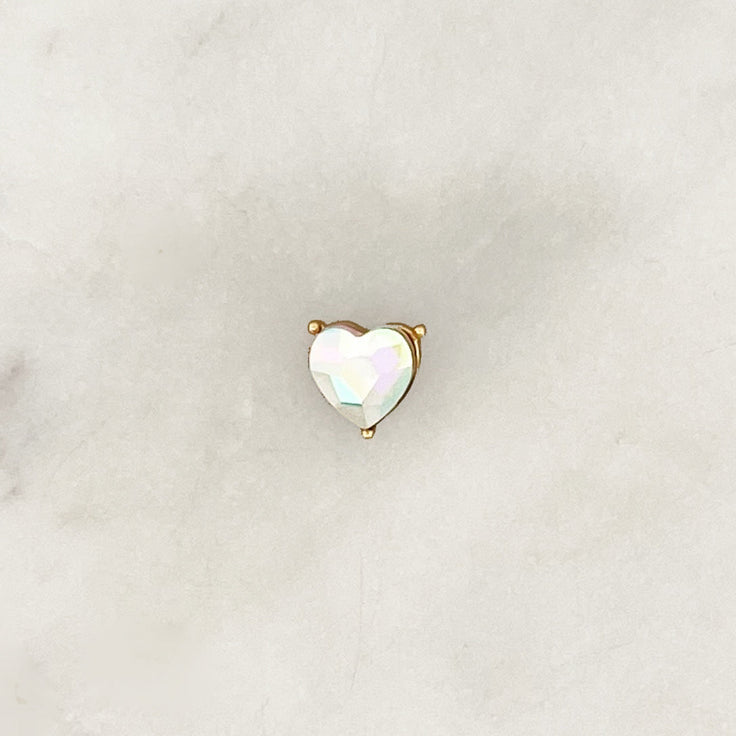 Earstud Holographic Heart - ByNouck Jewelry