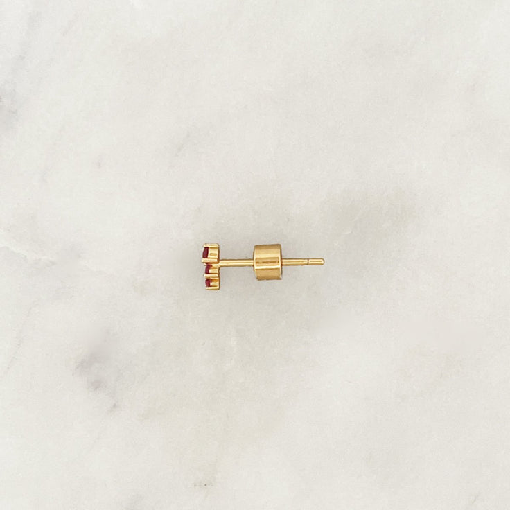 Earstud Pink Dots - ByNouck Jewelry