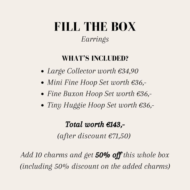 Fill The Box - 3 Earring Sets - ByNouck Jewelry