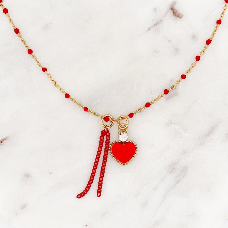 Layerparty Pearly Red - ByNouck Jewelry
