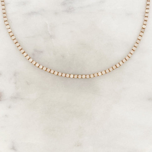 Milky Rhinestone Choker - ByNouck Jewelry