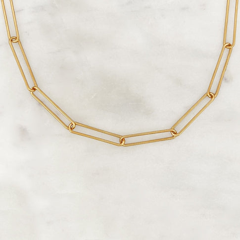 Necklace Big Oval - ByNouck Jewelry