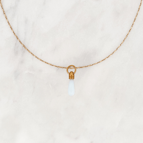 Necklace Manifest Stone Moonstone - ByNouck Jewelry