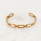 Brazalete de cadena ovalada