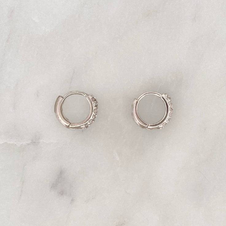 Sample Shiny Hoop Set Silverplated - ByNouck Jewelry