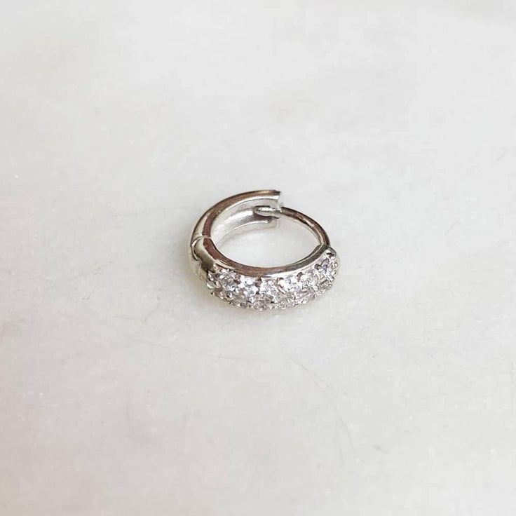 Sample Shiny Hoop Set Silverplated - ByNouck Jewelry