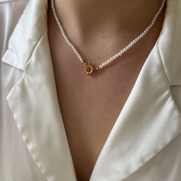 Shell Pearls Choker - ByNouck Jewelry