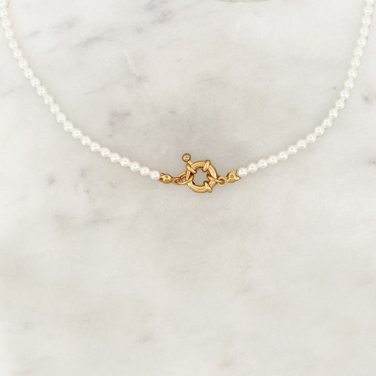 Shell Pearls Choker - ByNouck Jewelry