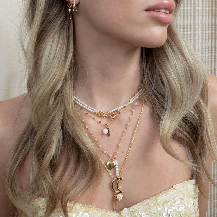 Shell Pearls Choker - ByNouck Jewelry