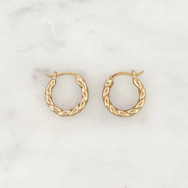 Braided Hoop Set - ByNouck Jewelry