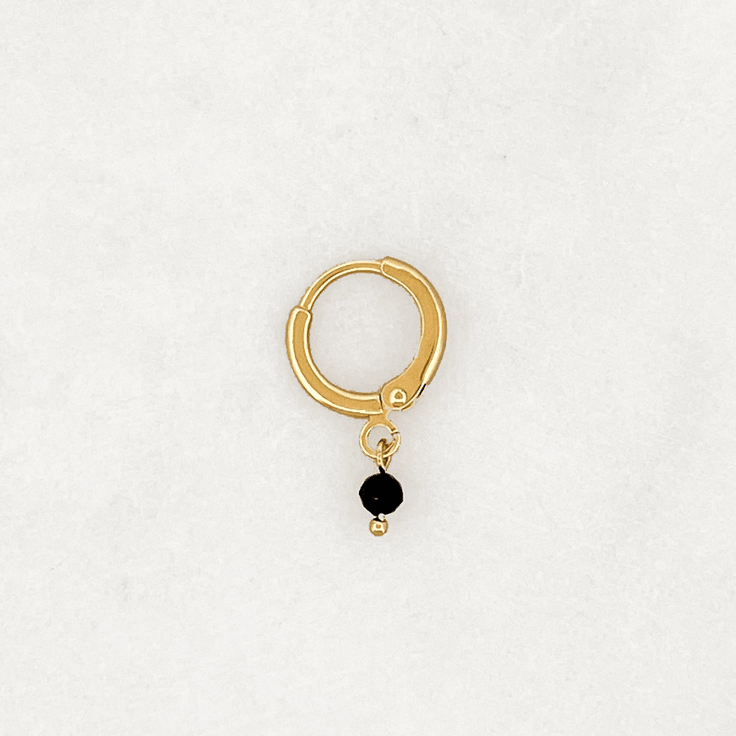 Earring Black Bead - ByNouck Jewelry