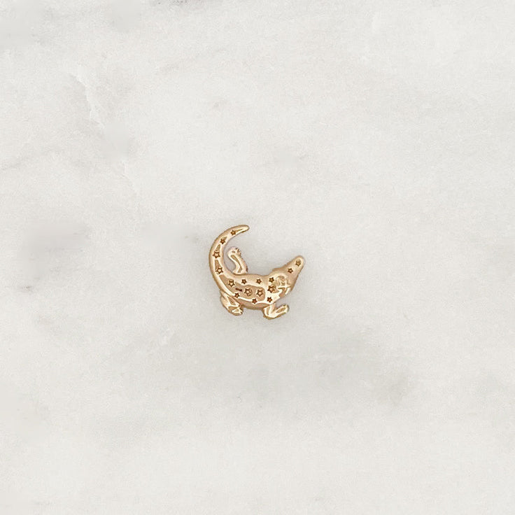 Earstud Crocodile - ByNouck Jewelry