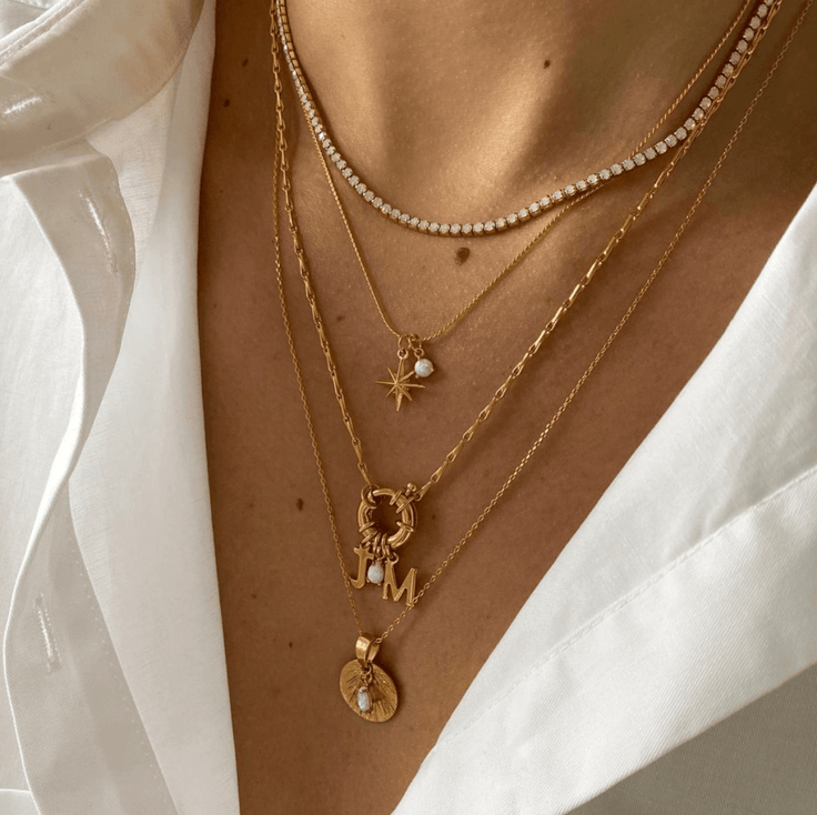 Milky Rhinestone Choker - ByNouck Jewelry