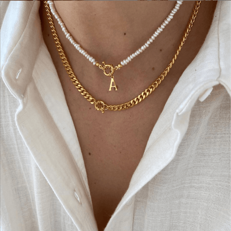 Necklace Flat Curb Chain - ByNouck Jewelry